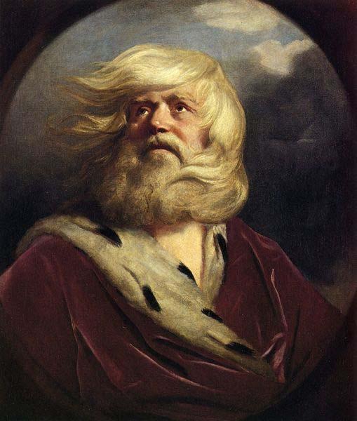 Sir Joshua Reynolds Study for King Lear oil painting image